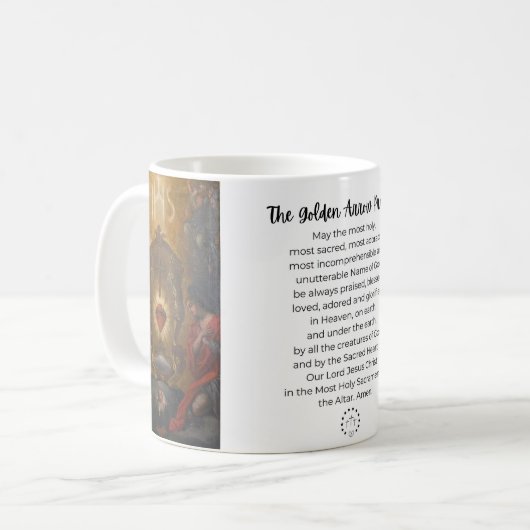 Janvier—Arrow d'or Prayer Mug (Devant gauche)