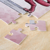 Janvier Birthstone Dragon - Garnet Jigsaw Puzzle (Côté)