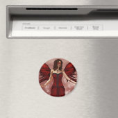 Janvier Birthstone Fairy Magnet (In Situ (Lave-vaisselle))