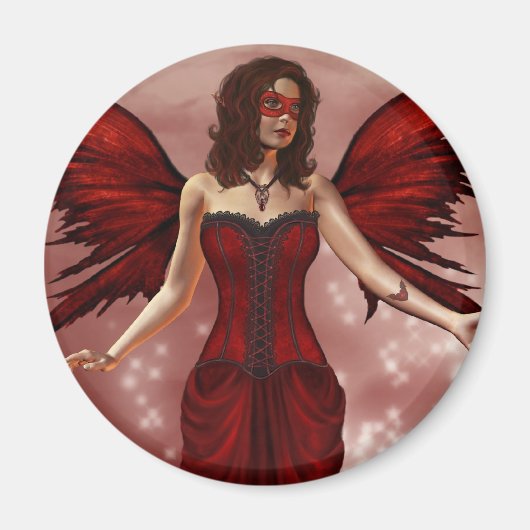 Janvier Birthstone Fairy Magnet (Devant)