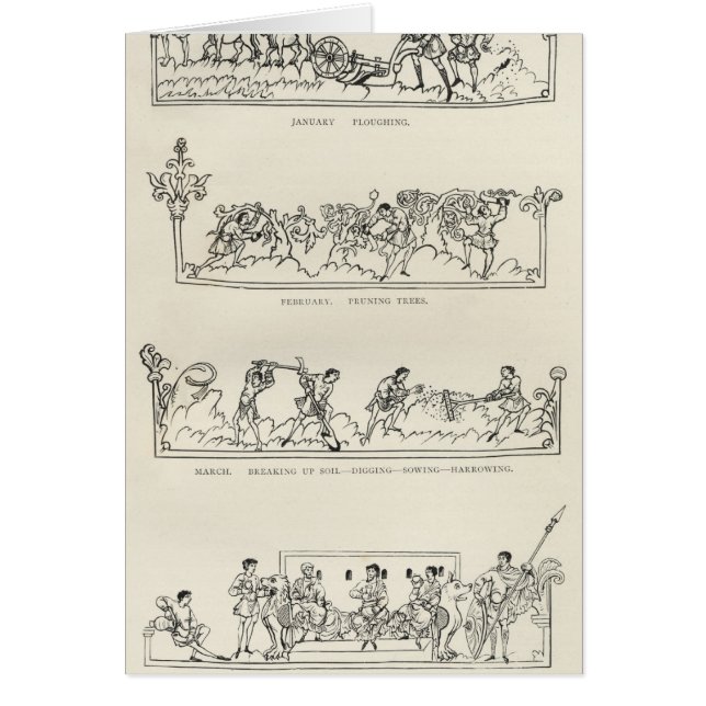 Janvier, février, mars avril, Jules (Devant)