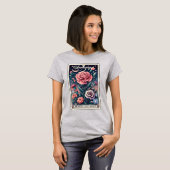 Janvier Mois de naissance Fleur Carnation T-shirt (Devant entier)