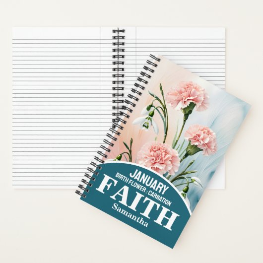 Janvier Mois de naissance Fleur Christian Journal (À l'intérieur)