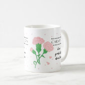 Janvier Mug Fleur de naissance avec sens Fleur (Devant droit)