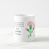 Janvier Mug Fleur de naissance avec sens Fleur (Centre)