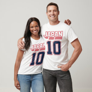 Japan 10 Voetbalfan T-Shirt Japans Voetbal Elf