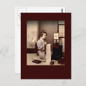 Japan 1897 briefkaart (Voorkant / Achterkant)