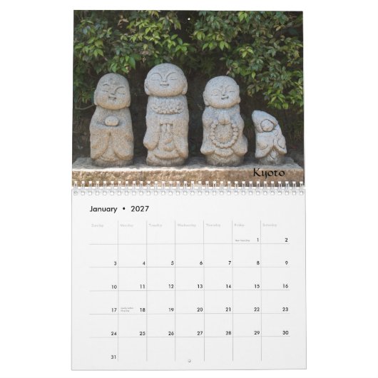 Japan 2010 kalender (Jan 2027)