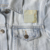 Japan 7 vierkante button 5,1 cm (In situ)