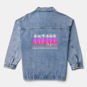 Japan 80s 90s Vaporwave Esthetische Strand Retro P Denim Jacket