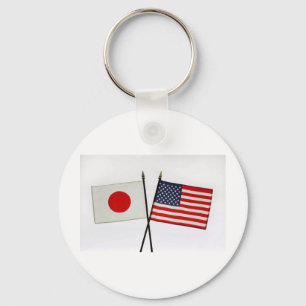 JAPAN AMERICAN FLAG SLEUTELHANGER