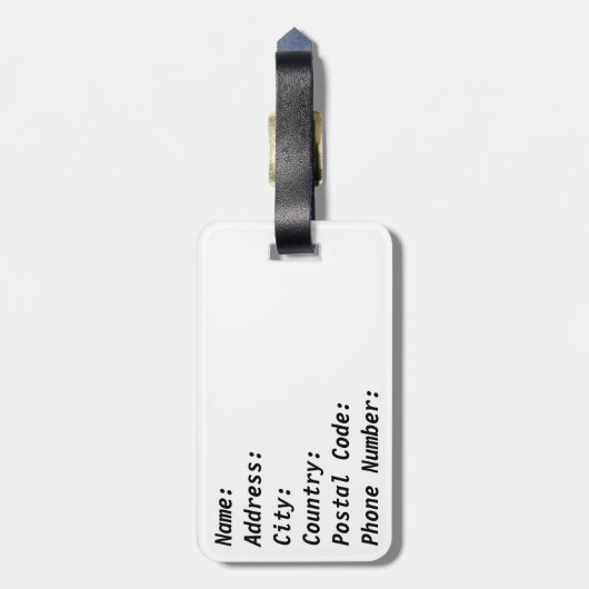 Japan Bagagelabel (Achterkant verticaal)