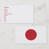Japan - Bedrijven Visitekaartje (Voorkant / Achterkant)