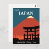 - Japan - berg Fuji - reizen Briefkaart (Voorkant / Achterkant)