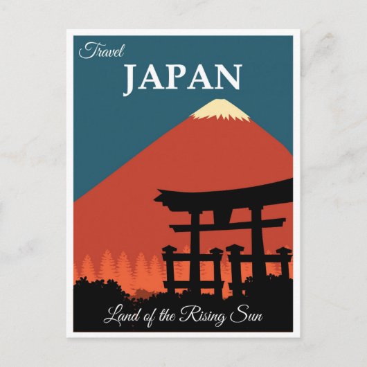 - Japan - berg Fuji - reizen Briefkaart (Voorkant)