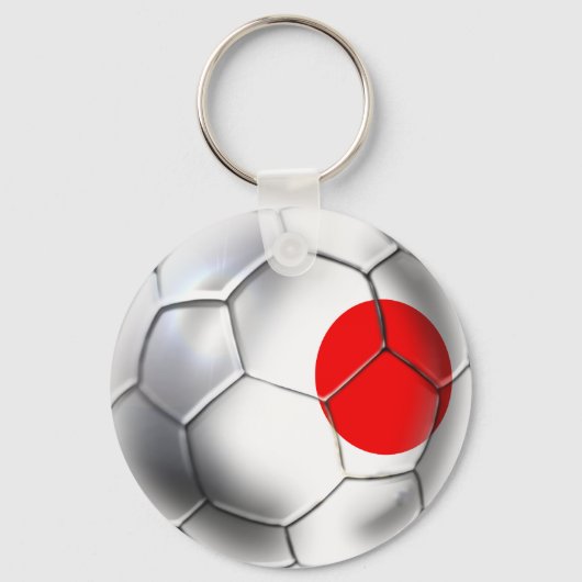 Japan Blue Samurai Soccer Team fans bal Sleutelhanger (Voorkant)