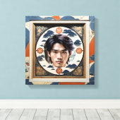 Japan  canvas afdruk (Insitu (Houten vloer))