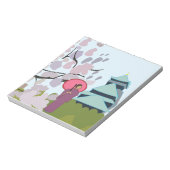 Japan Cherry Blossom Geisha Kimono Notitieblok (Gedraaid)