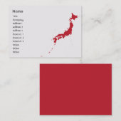 Japan - Chubby Visitekaartje (Voorkant / Achterkant)