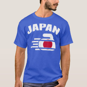 Japan Curling Rock Sport Fans Japanse Curlers Win T-shirt