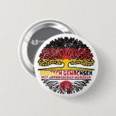 Japan Deutsch Deutschland Baum Wurzel Ronde Button 5,7 Cm (Voorkant /achterkant)