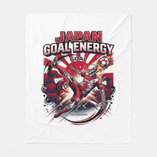 Japan Doel Energie Skelet Striker Naties Creatief Fleece Deken