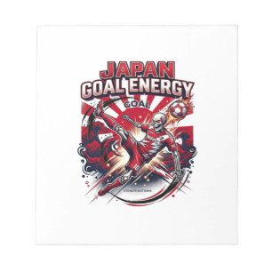 Japan Doel Energie Skelet Striker Naties Creatief Notitieblok