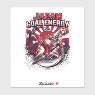 Japan Doel Energie Skelet Striker Naties Creatief Sticker
