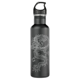 Japan Dragon Tattoo Tekening Traditionele Japanse  Waterfles
