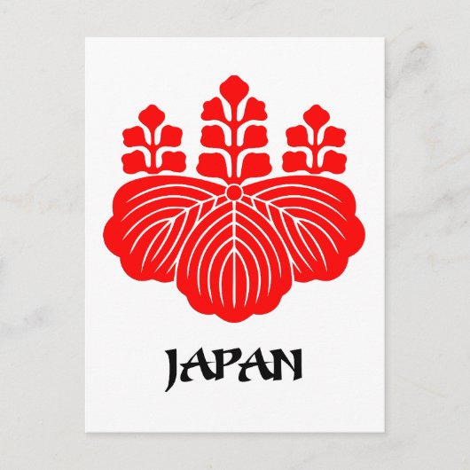 JAPAN - embleem/vlag/wapen/symbool Briefkaart (Voorkant)