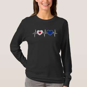 Japan en Europa Europese Unie Vlag Vlaggen T-shirt