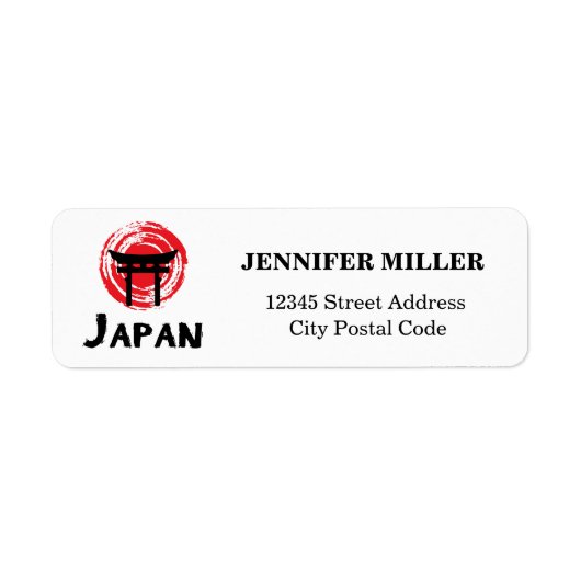 Japan Etiket (Voorkant)
