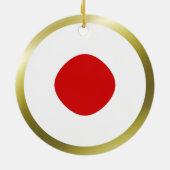 Japan Flag Ornament (Achterkant)