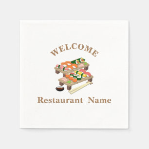 Japan food restaurant Chef welkom sushi Personali Servet