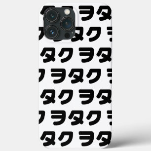 Japan Geek Wotaku ヲタク Japanse Katakana Taal iPhone 13 Pro Max Hoesje