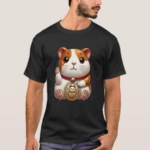 Japan Geluks Cavia Maneki Neko Fortune Japans T-shirt