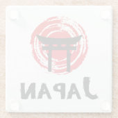 Japan Glazen Onderzetter (Achterkant)