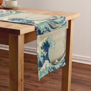 Japan, Great Wave off Kanagawa Party Shor Korte Tafelloper
