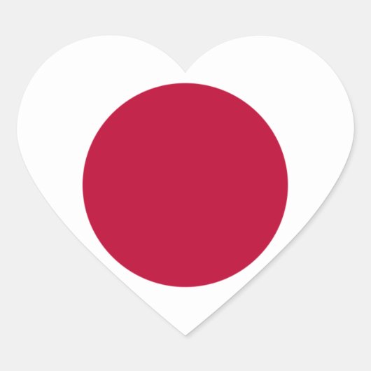 japan hart sticker (Voorkant)