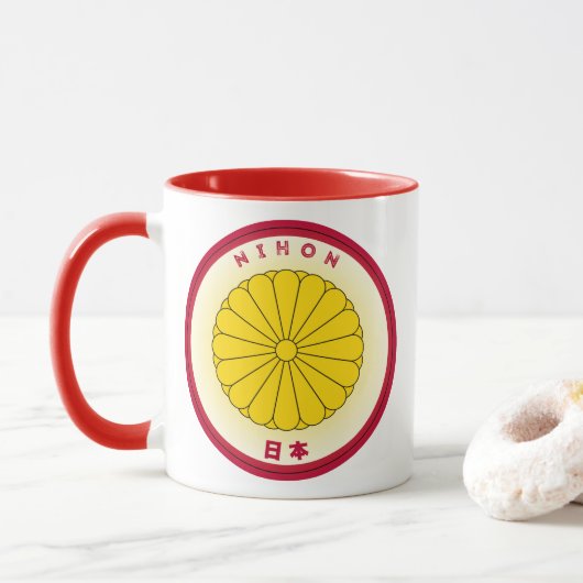 Japan Heritage Embleem Mok (Met donut)