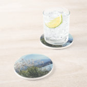 Japan, Honshu, Yamanashi Pref., Fuji-Hakone-Izu Zandsteen Onderzetter (Zijkant)