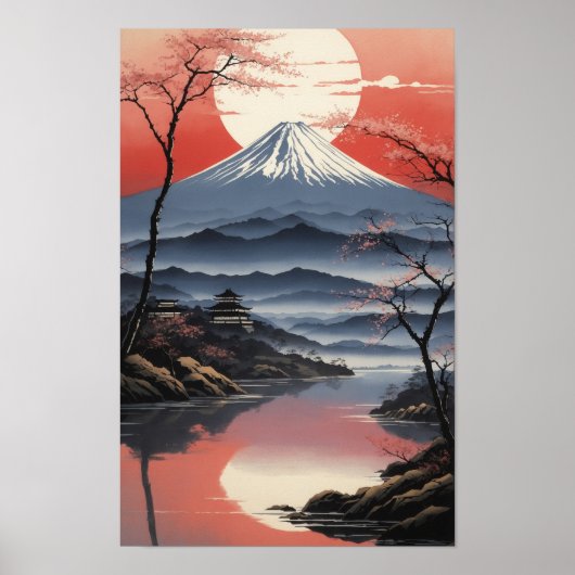 Japan Illustratie Art#5 Poster (Voorkant)