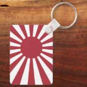 Japan Imperial Rising Sun vlag, Edo aan WW2 Sleutelhanger (Achterkant)