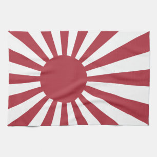 Japan Imperial Rising Sun vlag, Edo aan WW2 Theedoek
