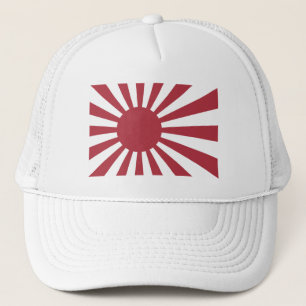 Japan Imperial Rising Sun vlag, Edo aan WW2 Trucker Pet