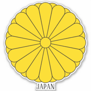 Japan Imperial Seal Patriotic Sticker