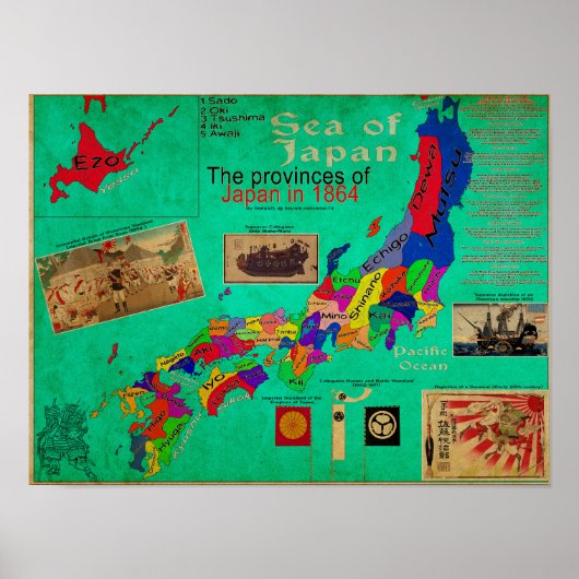 Japan in 1864 poster (Voorkant)