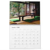 Japan in groene muur kalender (Jan 2027)
