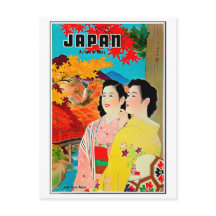Japan in het voorjaar, geisha, vintage-reis