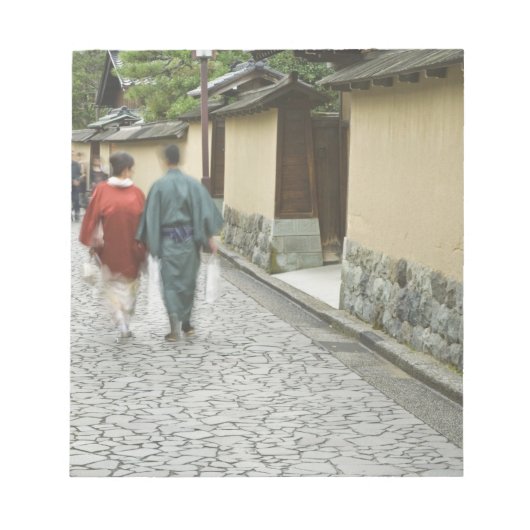 Japan, Ishikawa, Kanazawa, district Buke Yashiki Notitieblok (Voorkant)